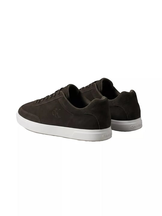 Calvin Klein Calvin Klein Erkek Düşük Bilekli Rahat Taban Ck Logolu Süet Koyu Kahve Sneaker HM0HM02201-BAM
