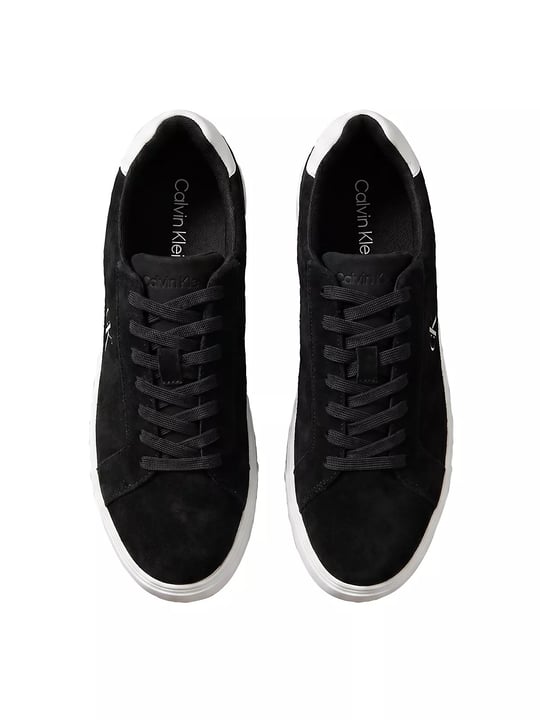 Calvin Klein Calvin Klein Erkek Düşük Bilekli Rahat Taban Ck Logolu Süet Siyah Sneaker YM0YM01434-01H