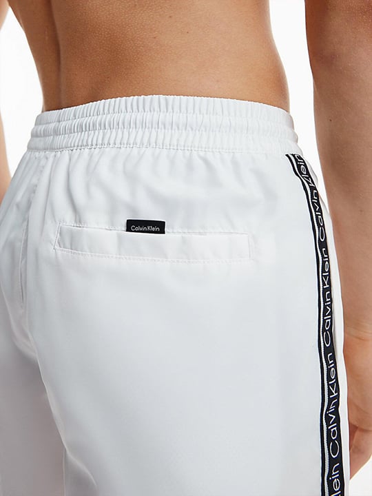 Calvin Klein Calvin Kleın Erkek File Astarlı Beli Lastikli Beyaz Mayo KM0KM00741-BEY