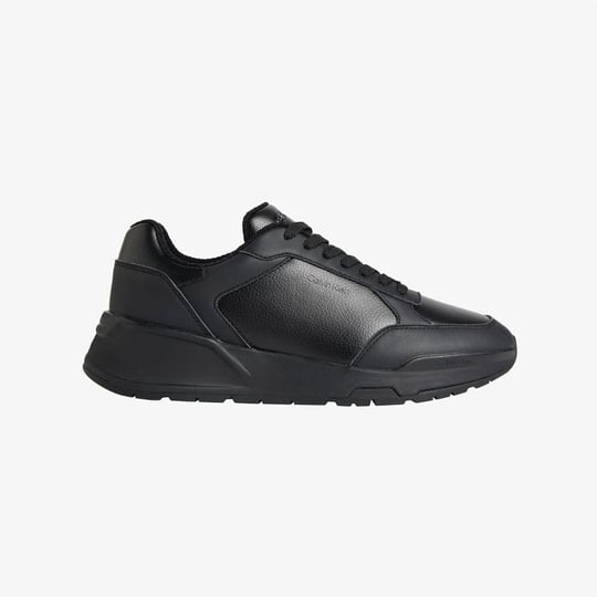 Calvin Klein Calvin Klein Erkek Hakiki Deri ve Süet Karışımlı Bağcıklı Siyah Sneaker HM0HM02309-0GJ