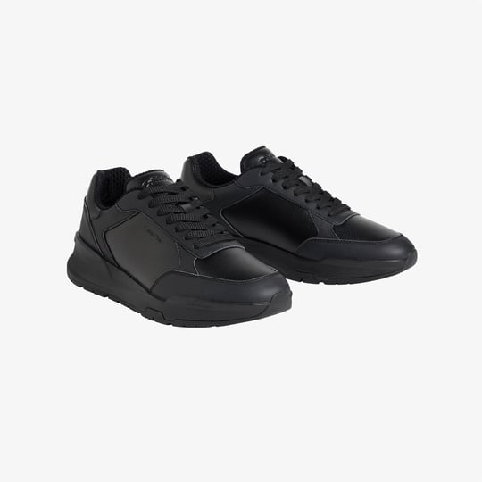 Calvin Klein Calvin Klein Erkek Hakiki Deri ve Süet Karışımlı Bağcıklı Siyah Sneaker HM0HM02309-0GJ