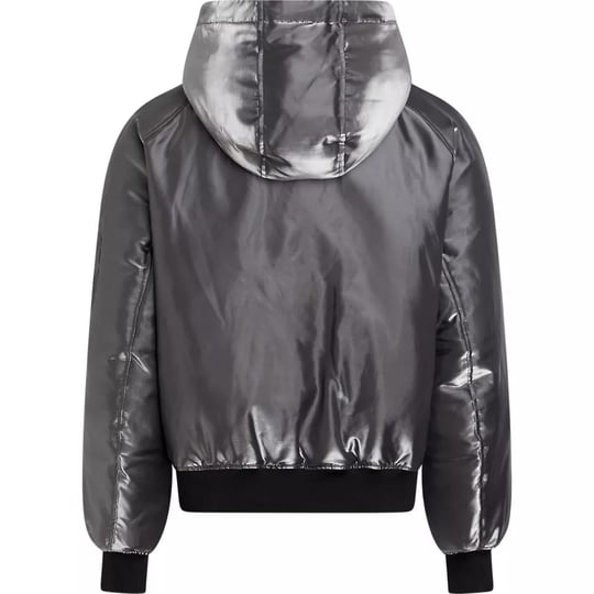 Calvin Klein Calvin Kleın Erkek Kapşonlu Yaka Fermuarlı Uzun Kollu Gri Mont J30J324079-0GK