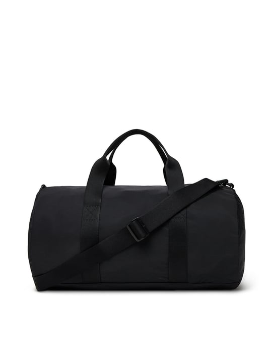 Calvin Klein Calvin Klein Erkek Logo Baskılı Fermuar Bölmeli Geniş İç Hacimli Siyah Spor Çanta LV04G3163G-UB1