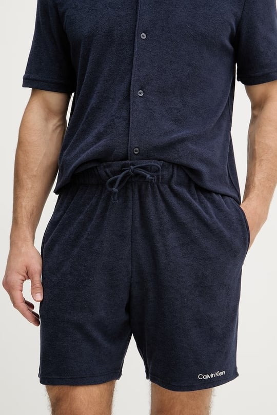 Calvin Klein Calvin Klein Erkek Logo Detaylı Hızlı Kuruyan Kumaşlı Lacivert Deniz Şortu LV00NM2989-0PP