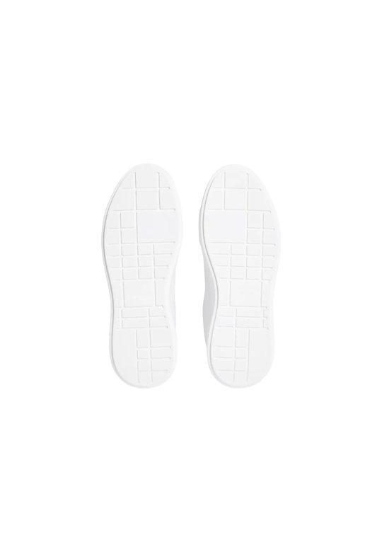 Calvin Klein Calvin Klein Erkek Logo Kabartmalı Düşük Bilekli %100 Deri Beyaz1 Sneaker YM0YM01344-06X