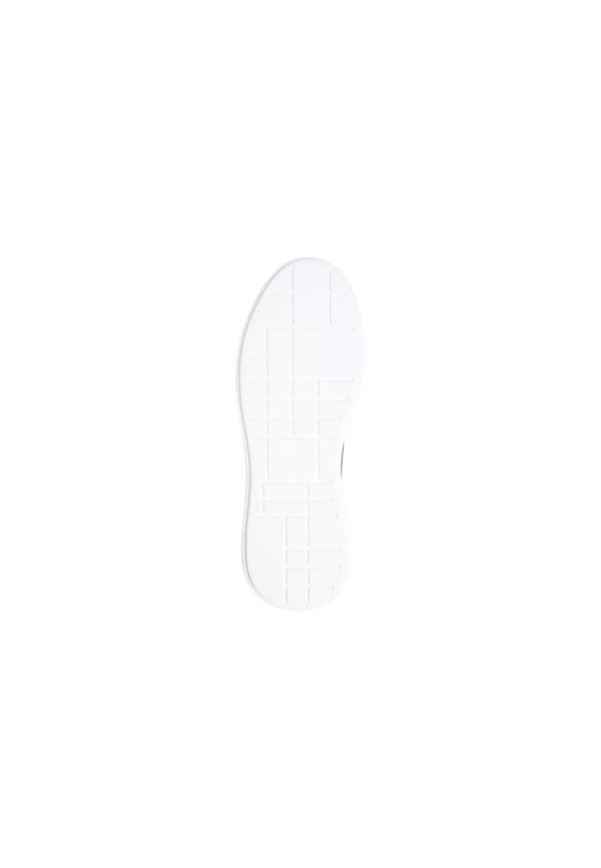 Calvin Klein Calvin Klein Erkek Logo Kabartmalı Düşük Bilekli %100 Deri Siyah Sneaker YM0YM01344-06W