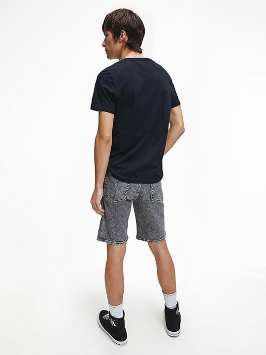 Calvin Klein Calvin Kleın Erkek Logolu Regular Fit Kısa Kollu Yuvarlak Yaka Siyah T-Shirt J30J314544-BAE