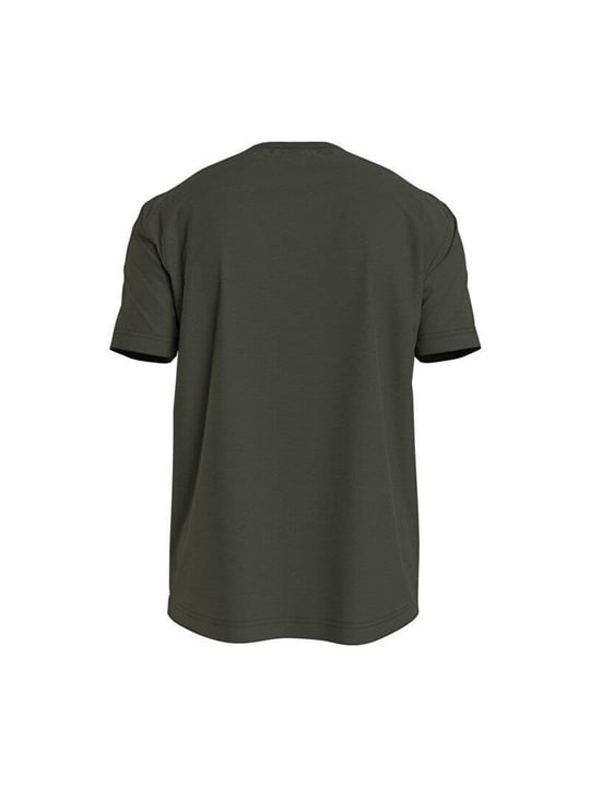 Calvin Klein Calvin Kleın Erkek Logolu Kısa Kollu Pamuklu Yeşil T-Shirt K10K109894-MRZ