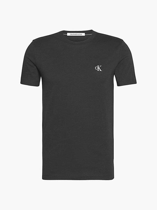 Calvin Klein Calvin Kleın Erkek Logolu Regular Fit Kısa Kollu Yuvarlak Yaka Siyah T-Shirt J30J314544-BAE
