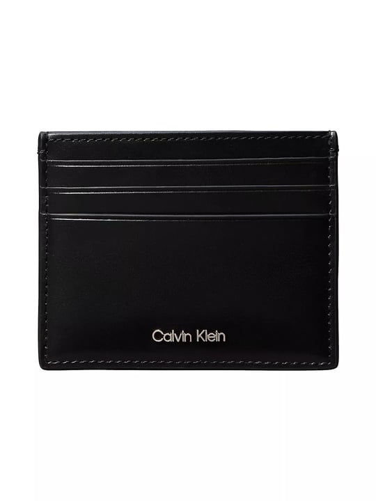 Calvin Klein Calvin Klein Erkek Logolu İç Bölmeli Siyah Cüzdan LV04D1230G-UB1