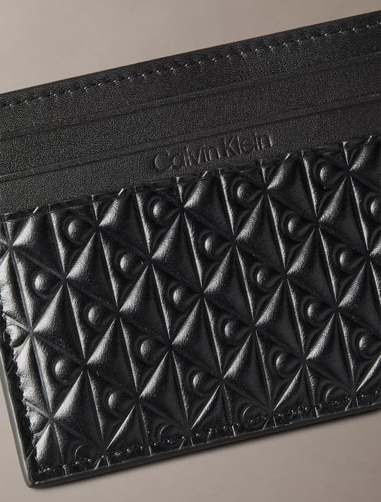 Calvin Klein Calvin Klein Erkek Logolu Deri Kart Bölmeli Günlük Kullanım Siyah Cüzdan LV04D1128G-UB1