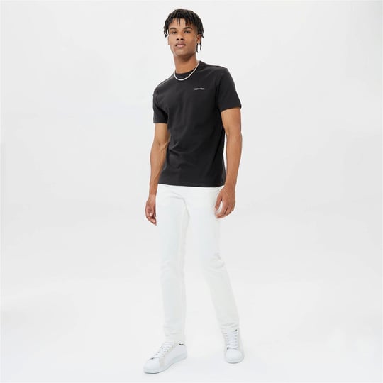 Calvin Klein Calvin Kleın Erkek Logolu Kısa Kollu Pamuklu Siyah T-Shirt K10K109894-BEH