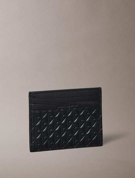 Calvin Klein Calvin Klein Erkek Logolu Deri Kart Bölmeli Günlük Kullanım Siyah Cüzdan LV04D1128G-UB1