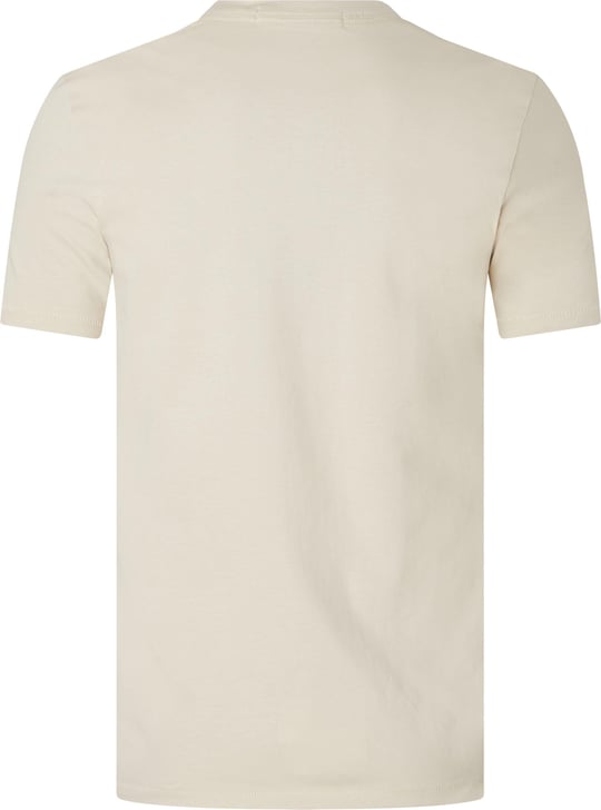 Calvin Klein Calvin Kleın Erkek Logolu Kısa Kollu Pamuklu Bej T-Shirt J30J322511-ACI