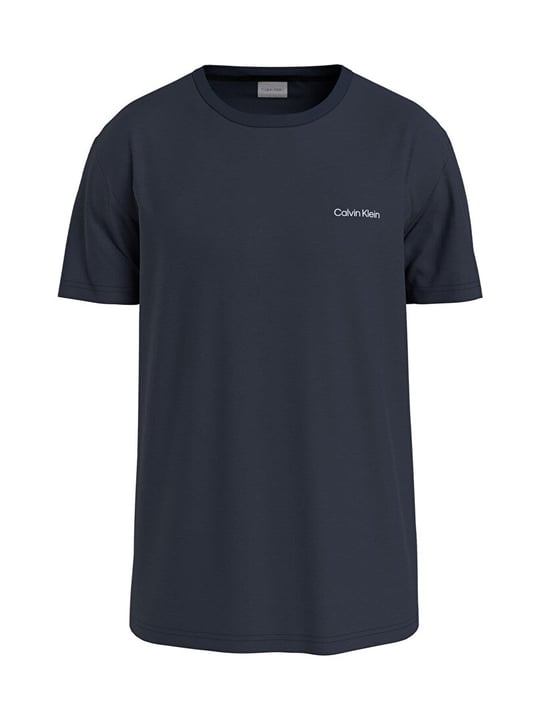 Calvin Klein Calvin Kleın Erkek Logolu Kısa Kollu Pamuklu Mavi T-Shirt K10K109894-DW4
