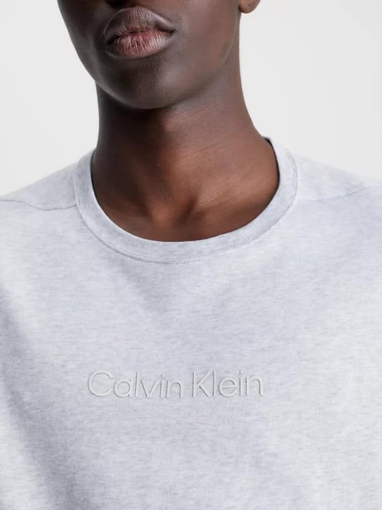 Calvin Klein Calvin Kleın Erkek Logolu Bisiklet Yaka Kısa Kol Standart P7X T-Shirt 00GMS3K108-P7X