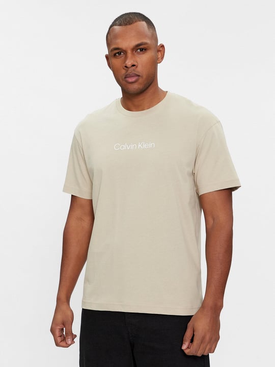 Calvin Klein Calvin Kleın Erkek Marka Logolu Günlük Kullanım Yeşil T-Shirt K10K111346-LEB