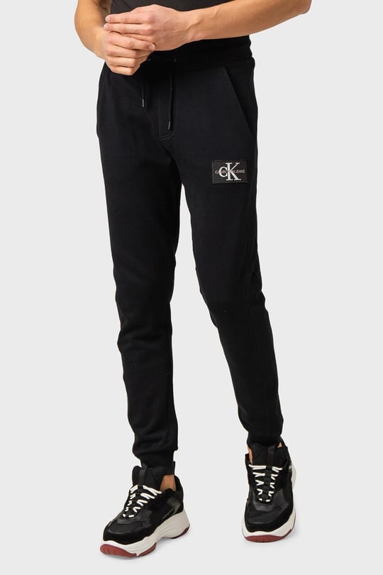 Calvin Klein Calvin Kleın Erkek Marka Logo Detaylı Lastik Bel ve Bilek Siyah Eşofman Altı J30J314066-0GL
