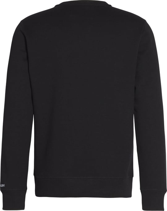 Calvin Klein Calvin Kleın Erkek Marka Logo Detaylı Bisiklet Yaka Regular Fit Siyah Sweatshirt J30J314536-BAE