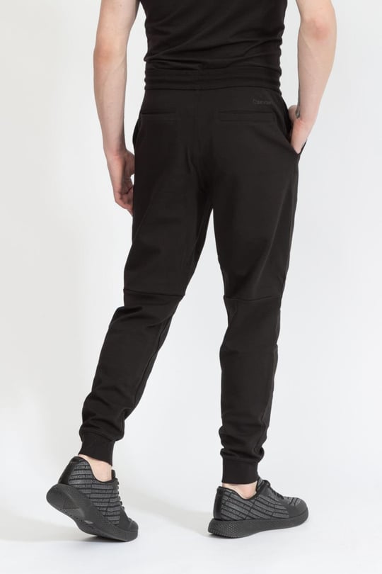Calvin Klein Calvin Kleın Erkek Marka Logo Detaylı Lastik Bel ve Bilek Siyah Eşofman Altı K10K108047-BEH