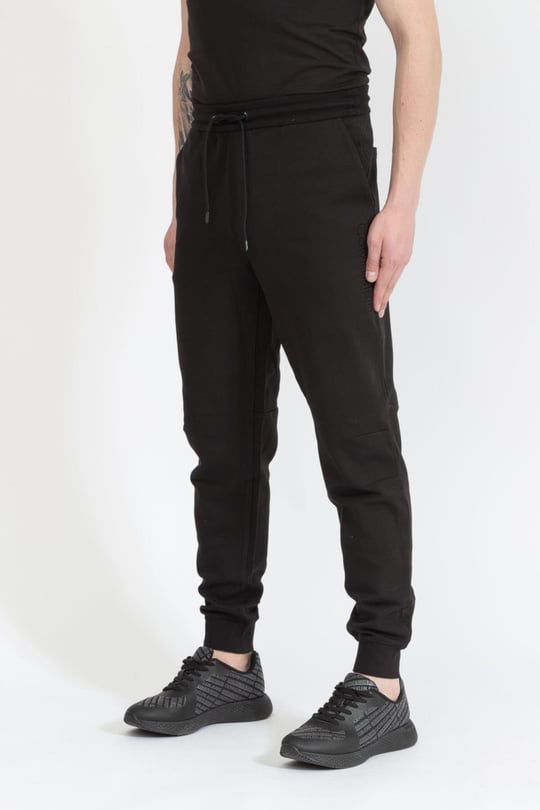 Calvin Klein Calvin Kleın Erkek Marka Logo Detaylı Lastik Bel ve Bilek Siyah Eşofman Altı K10K108047-BEH