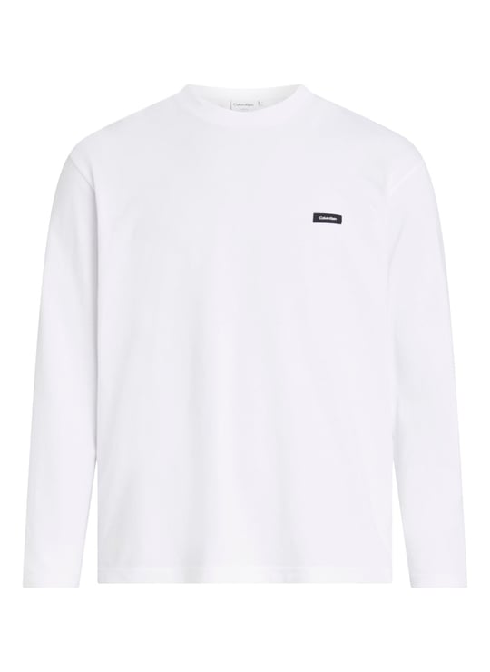 Calvin Klein Calvin Kleın Erkek Marka Logolu Pamuklu Günlük Kullanım Beyaz T-Shirt K10K111847-YAF
