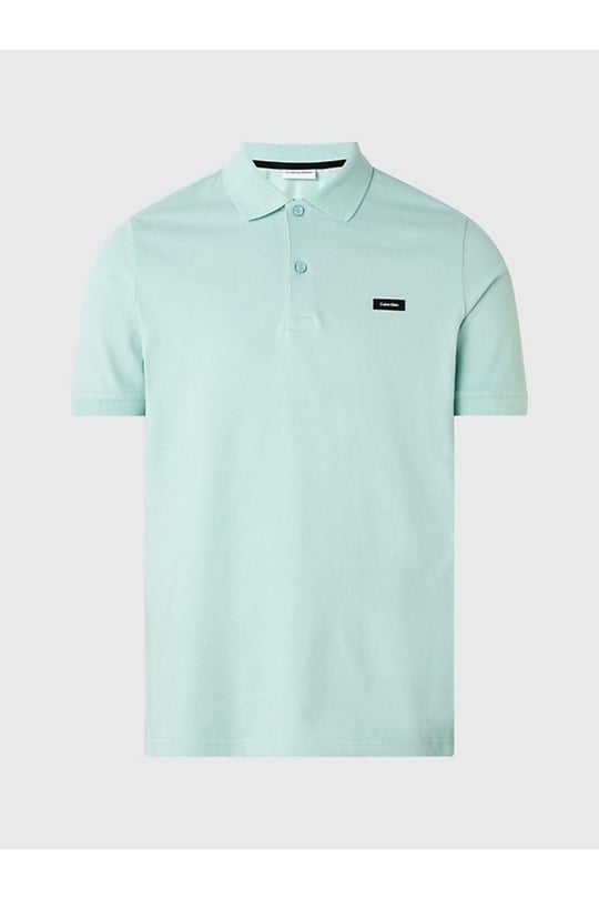 Calvin Klein Calvin Kleın Erkek Marka Logolu Polo Yakalı Organik Pamuklu Mavi1 Polo Yaka T-Shirt K10K111196-C04