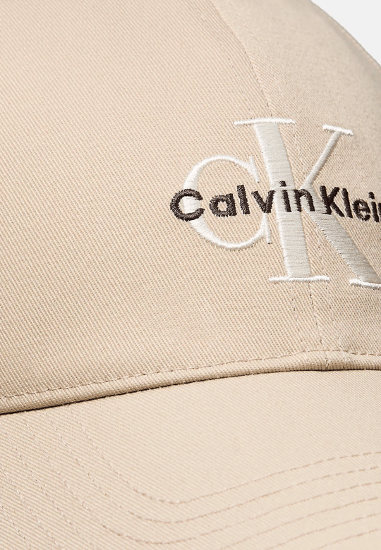Calvin Klein Calvin Klein Erkek Nefes Alabilen Pamuklu Kumaş CK Logolu Ayarlanabilir Metal Tokalı Bej Şapka LV04G5004G-PBF