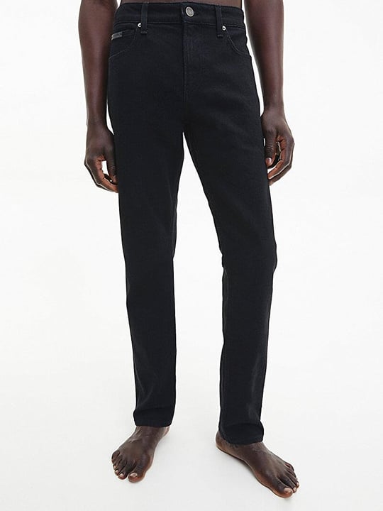 Calvin Klein Calvin Kleın Erkek Normal Belli Dar Kesim Düz Paça Siyah Jeans K10K111239-1BY