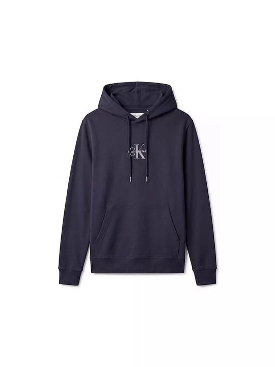 Calvin Klein Calvin Klein Erkek Normal Kesim Yüksek Pamuk İçerikli Kapüşonlu Uzun Kollu Lacivert Sweatshirt LV04RG279G-CEF