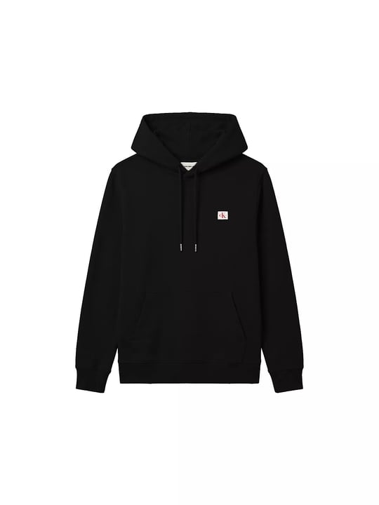 Calvin Klein Calvin Klein Erkek Normal Kalıp Fermuarlı Kapüşonlu Uzun Kollu Siyah Sweatshirt LV04RG269G-UB1