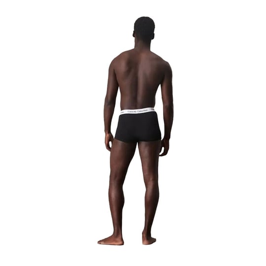 Calvin Klein Calvin Klein Erkek Pamuklu Slim Fit Beli Elastik Bantlı Pamuklu 3'lü Siyah-Beyaz-Gri Boxer LV00NB4389-MP1