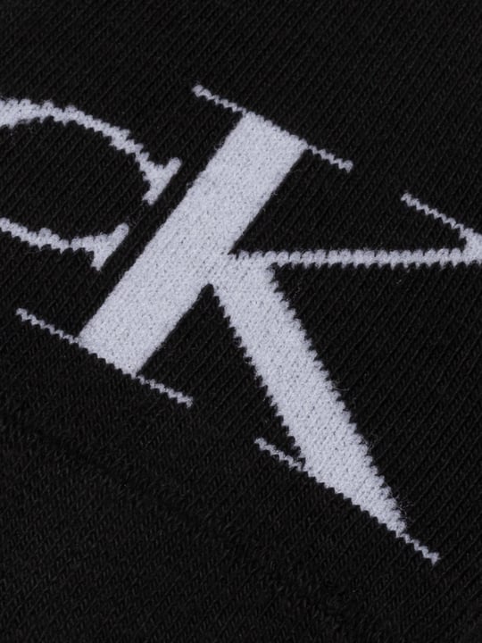 Calvin Klein Calvin Klein Erkek Pamuklu CK Logo Detaylı İkili Paket Siyah Çorap C701228809-001