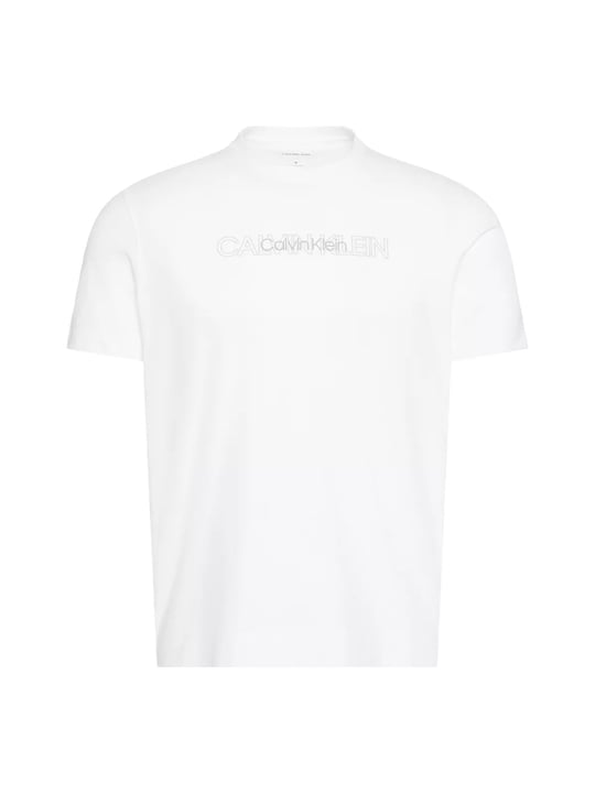 Calvin Klein Calvin Klein Erkek Pamuklu Bisiklet Yaka Kısa Kollu Beyaz T-Shirt LV04LH802G-YAF