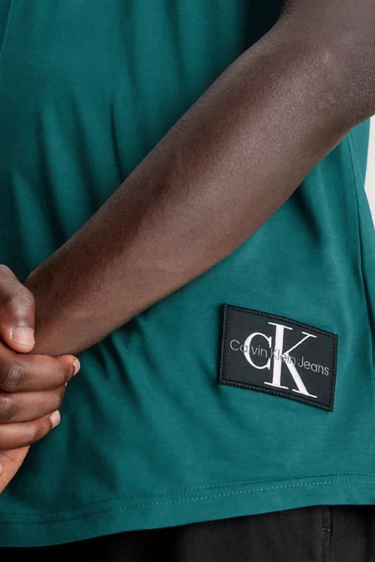 Calvin Klein Calvin Kleın Erkek Pamuklu Kısa Kollu Yuvarlak Yaka Mavi T-Shirt J30J323482-CA4