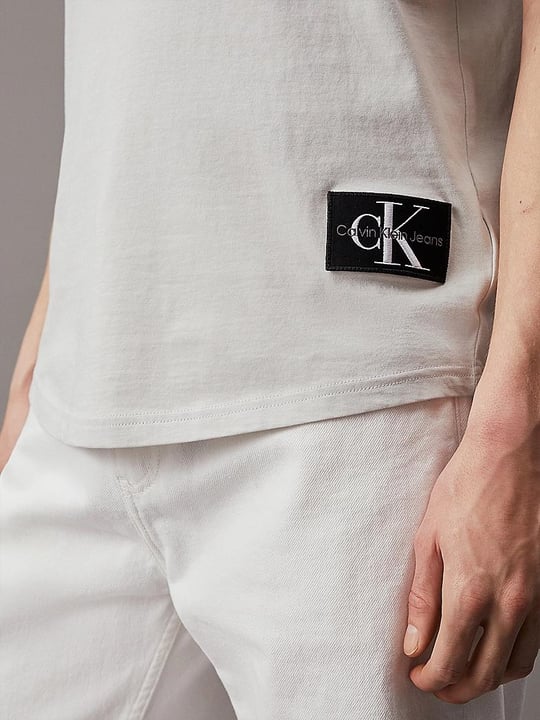 Calvin Klein Calvin Kleın Erkek Pamuklu Kısa Kollu Yuvarlak Yaka Gri T-Shirt J30J323482-PC8
