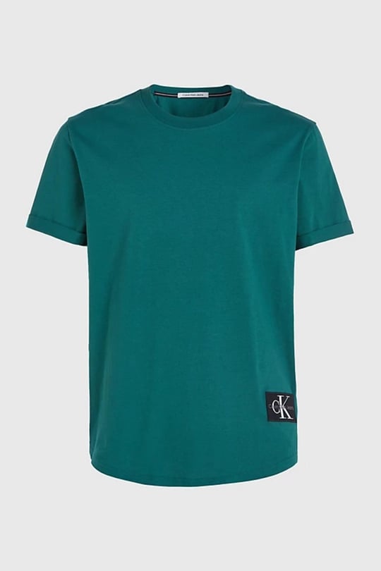 Calvin Klein Calvin Kleın Erkek Pamuklu Kısa Kollu Yuvarlak Yaka Mavi T-Shirt J30J323482-CA4