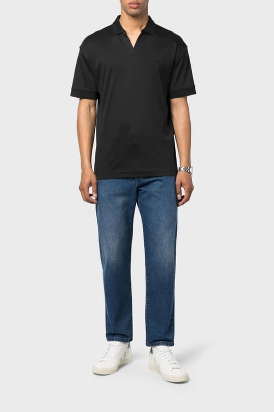 Calvin Klein Calvin Kleın Erkek Pamuklu Polo Yaka Kısa Kollu Günlük Kullanım Siyah Polo Yaka T-Shirt K10K111193-BEH