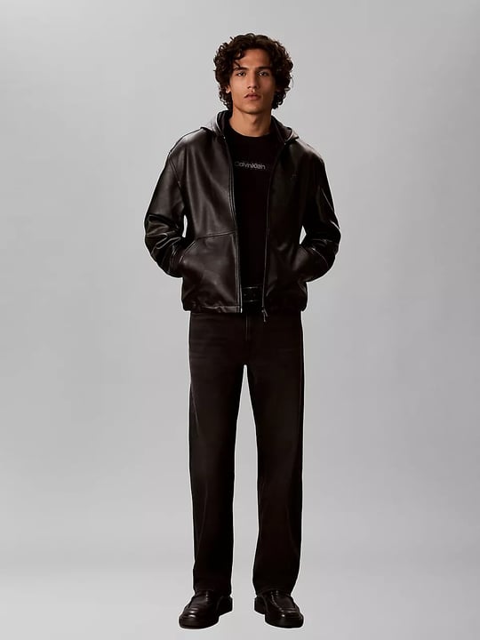 Calvin Klein Calvin Klein Erkek Pamuklu Bisiklet Yaka Kısa Kollu Siyah T-Shirt LV04LH802G-UB1