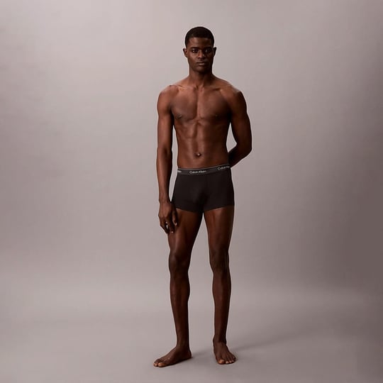 Calvin Klein Calvin Klein Erkek Pamuklu Slim Fit Beli Elastik Bantlı 3'lü Siyah1 Boxer LV00NB4575-UB1
