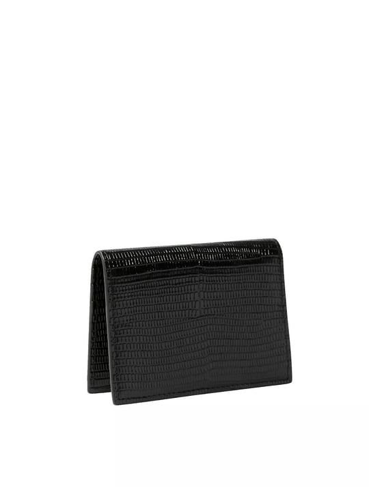 Calvin Klein Calvin Klein Erkek Parlak Dış Yüzeyli Yatay Çizgi İşlemeli Deri Siyah Cüzdan LV04D1101G-UB1