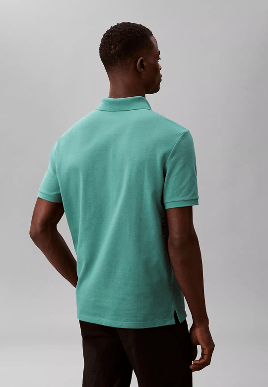 Calvin Klein Calvin Klein Erkek Regular Fit %100 Pamuklu CK Logolu Kısa Kollu Yeşil T-Shirt LV040EM269-VFL