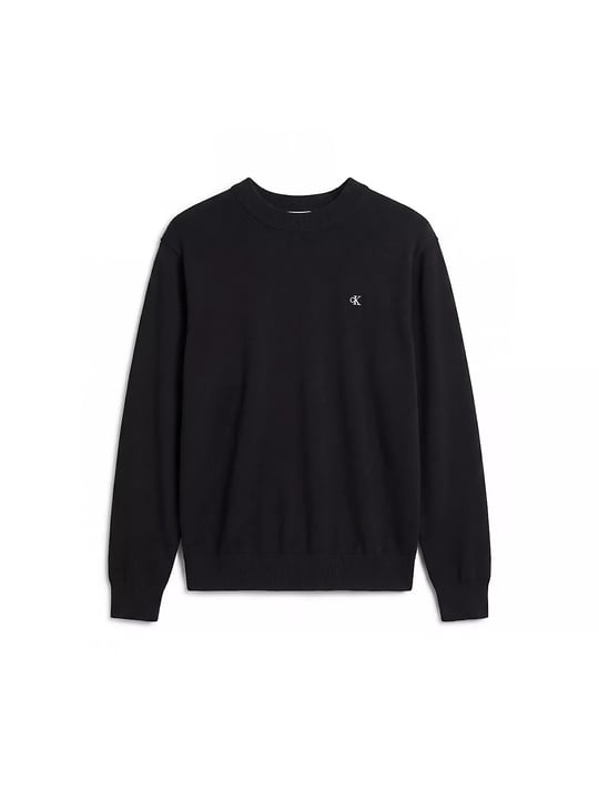 Calvin Klein Calvin Klein Erkek Regular Fit Bisiklet Yaka Uzun Kol Pamuklu Siyah Sweatshirt LV04RH325G-UB1