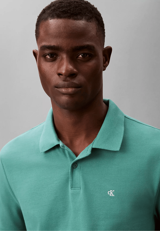 Calvin Klein Calvin Klein Erkek Regular Fit %100 Pamuklu CK Logolu Kısa Kollu Yeşil T-Shirt LV040EM269-VFL