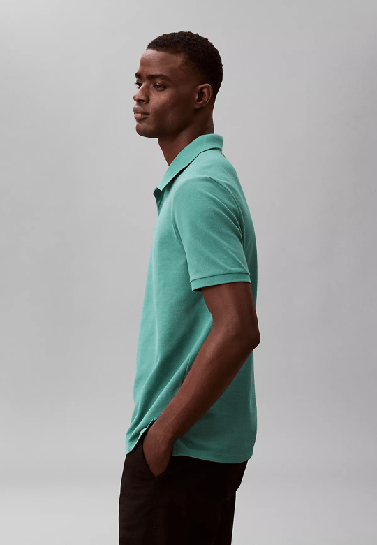 Calvin Klein Calvin Klein Erkek Regular Fit %100 Pamuklu CK Logolu Kısa Kollu Yeşil T-Shirt LV040EM269-VFL