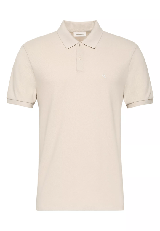Calvin Klein Calvin Klein Erkek Regular Fit %100 Pamuklu CK Logolu Kısa Kollu Krem T-Shirt LV040EM269-2JX