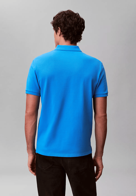 Calvin Klein Calvin Klein Erkek Regular Fit %100 Pamuklu CK Logolu Kısa Kollu Mavi T-Shirt LV040EM269-CFM