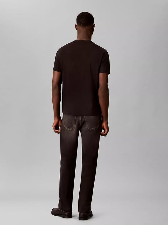 Calvin Klein Calvin Klein Erkek Slim Fit Kısa Kollu Pamuklu Siyah T-Shirt LV04LH800G-UB1