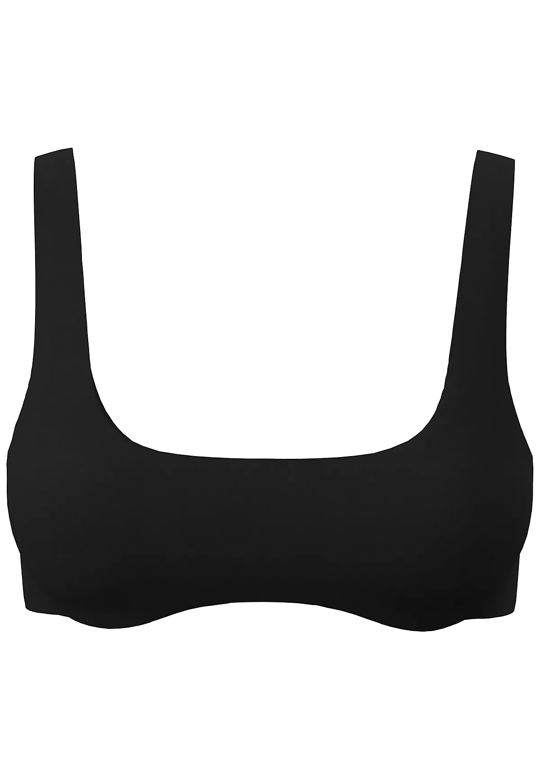 Calvin Klein Calvin Klein Kadın Askılı Kare Yaka Crop Siyah Sporcu Sütyeni LVGWS6K166-UB1
