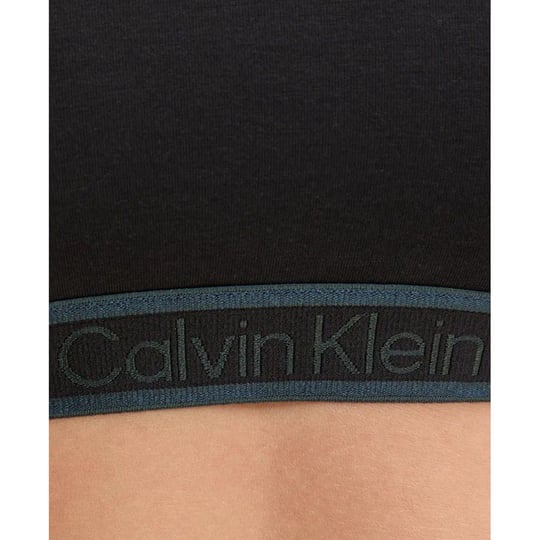 Calvin Klein Calvin Kleın Kadın Askılı Marka Logolu Pamuklu Siyah Bralet 000QF7957E-UB1